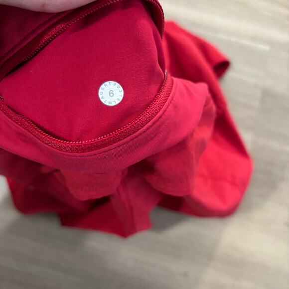 Lululemon Speed Up Short 2.5" Dark Red Women Size 6 - Picture 3 of 5